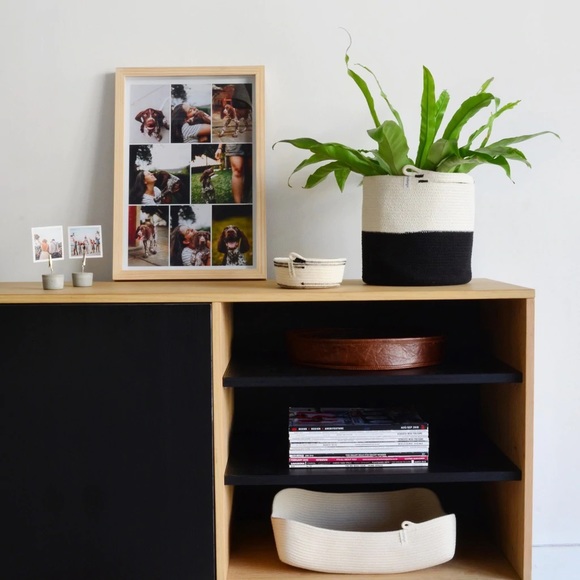 NWT Mia Melange Foldable Cotton Basket - Picture 10 of 15